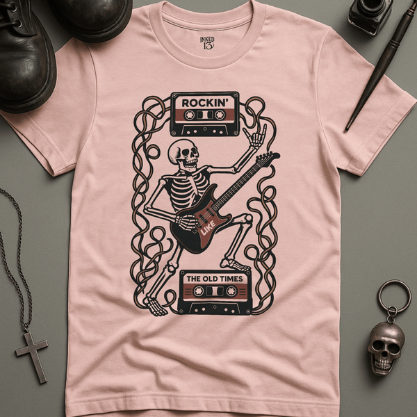 Printify T-Shirt Soft Pink / S Rockin Like The Old Times T-Shirt