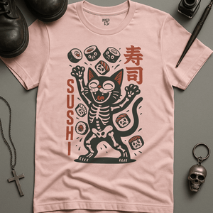 Printify T-Shirt Soft Pink / S Sushi Celebration T-Shirt