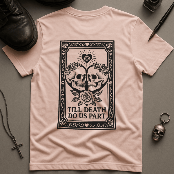 Printify T-Shirt Soft Pink / S Till Death Do Us Part T-Shirt