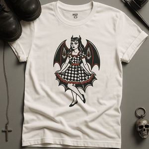 Printify T-Shirt White / S Bat Lady T-Shirt
