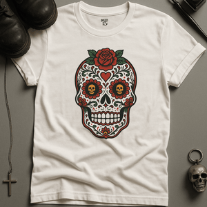 Printify T-Shirt White / S Day Of The Dead T-Shirt