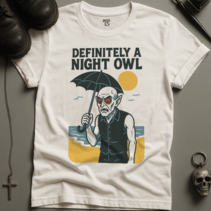 T-Shirt White / S Definitely A Night Owl T-Shirt