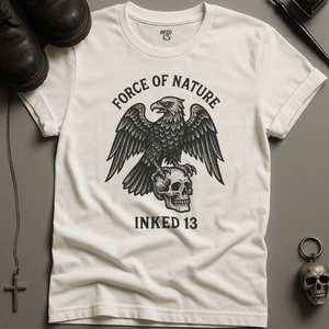 Printify T-Shirt White / S Eagle Inked 13 T-Shirt