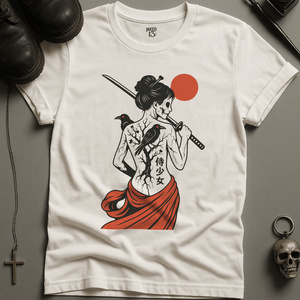 T-Shirt White / S Japanese Gothic Samurai T-Shirt