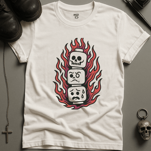 Printify T-Shirt White / S Lego Skulls T-Shirt