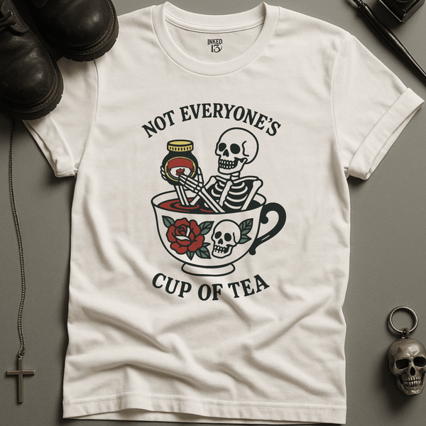 Printify T-Shirt White / S Not Everyone's Cup Of Tea T-Shirt