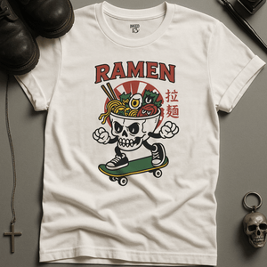 Printify T-Shirt White / S Ramen Skater T-Shirt