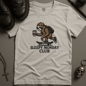 Printify T-Shirt White / S Sleepy Monday Club T-Shirt