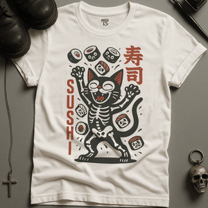Printify T-Shirt White / S Sushi Celebration T-Shirt