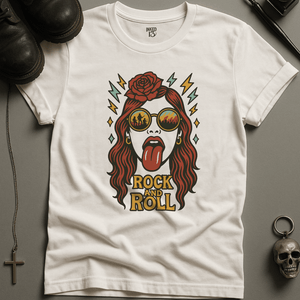 Printify T-Shirt White / S Tongue and Lips T-Shirt