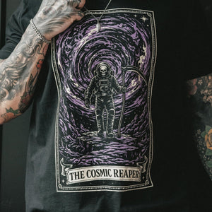 jack wearing our cosmic reaper t-shirt