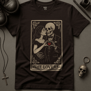 The Lovers Heart 2 T-Shirt - Brown - S - Inked 13 Ltd