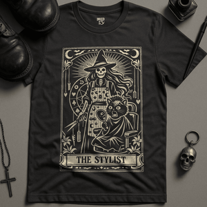 The Stylist T-Shirt - Dark Grey - S - Inked 13 Ltd