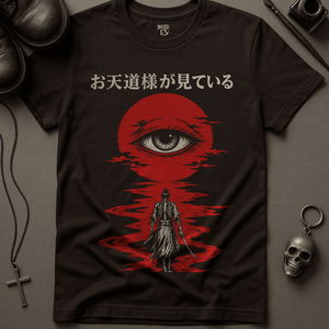 The Sun Is Always Watching T-Shirt - Brown - S - Inked 13 Ltd Unisex alternative tattoo apparel