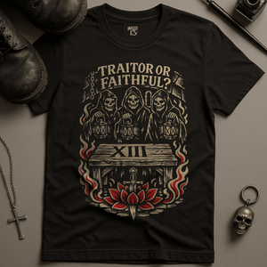 The Traitors T-Shirt - Black - S - Inked 13 Ltd