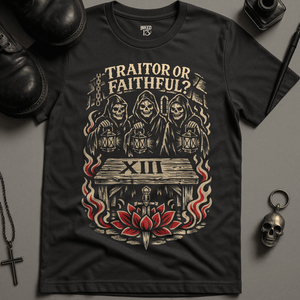 The Traitors T-Shirt - Dark Grey - S - Inked 13 Ltd