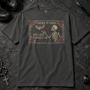 There It Goes T-shirt - Graphite - S - Inked 13 - Unisex alternative tattoo apparel.