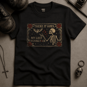There It Goes T-shirt (New Style) - Black - S - Inked 13 Ltd Unisex alternative tattoo apparel