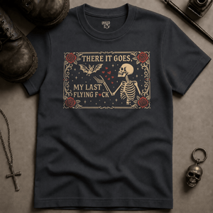 There It Goes T-shirt (New Style) - Graphite - S - Inked 13 Ltd Unisex alternative tattoo apparel