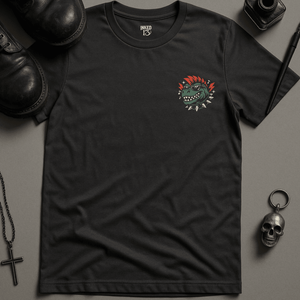 Toyko Rockstar T-Shirt - Dark Grey - S - Inked 13 Ltd Unisex alternative tattoo apparel