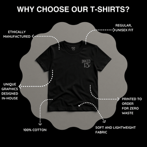 Vampire Samurai T-Shirt - Brown - S - Inked 13 Ltd